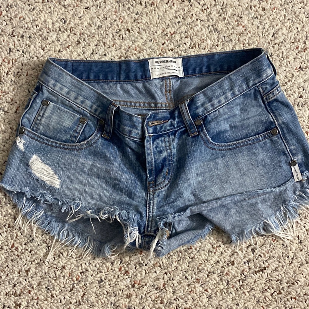 ONE TEASPOON MADE FOR FREEPEOPLE JEAN SHORTS